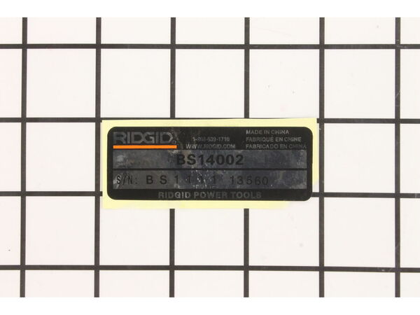18701965-1-M-Ryobi-828807-1-NAME PLATE - BS14002