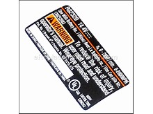 LABEL,DATA – Part Number: 940237062