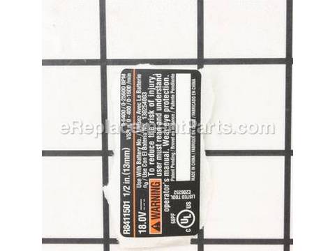 18705280-1-M-Ryobi-940252092-LABEL DATA R8411501