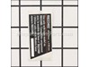 LABEL DATA R8223 – Part Number: 940488030