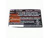 LABEL DATA R861150 – Part Number: 940976310
