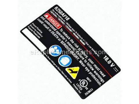 18705352-1-M-Ryobi-940976320-LABEL DATA R250AF18