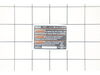 LABEL DATA R82238 – Part Number: 940976367