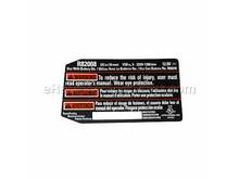 LABEL DATA R82008 – Part Number: 940976402