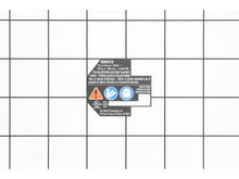 LABEL WARNING – Part Number: 941488061