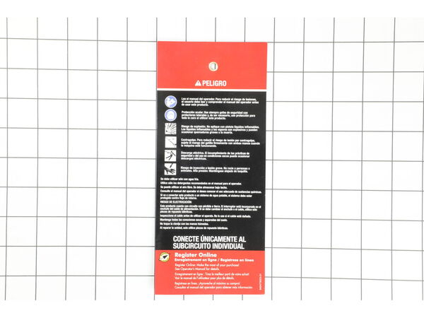 18789874-1-M-Homelite-940473023-WARNING HANGTAG