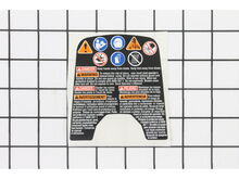 ICON LABEL – Part Number: 940657094