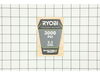 PERFORMANCE LABEL – Part Number: 940851272