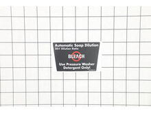 DETERGENT TANK LABEL – Part Number: 941608007