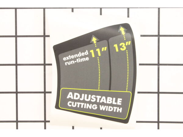 18791367-1-M-Homelite-941774001-ADJUSTABLE CUTTING WIDTH LABEL