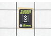 TURBO LABEL – Part Number: 941851070