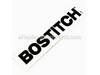 LABEL, BOSTITCH – Part Number: 112767