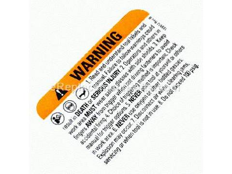 18980013-1-M-DeWALT-159912-LABEL, WARNING, COIL NAILERS