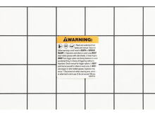 LABEL, WARNING, MIIICNCT – Part Number: 159919