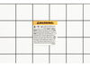 LABEL, WARNING, MIIICNCT – Part Number: 159919