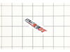 LABEL, STRAP SHOT – Part Number: 175638