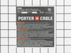 WARNING LABEL – Part Number: 5140087-57