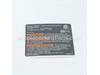 NAMEPLATE 7800 – Part Number: 649806-00