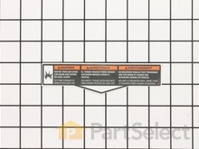 LABEL DRAIN TANK TRILING KB – Part Number: N008799