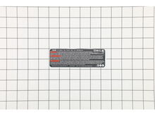 LABEL RATING BESTA510 – Part Number: N548996