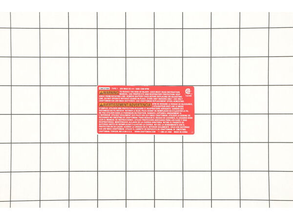 18994576-1-M-DeWALT-N583250-LABEL RATING CMCST900D1