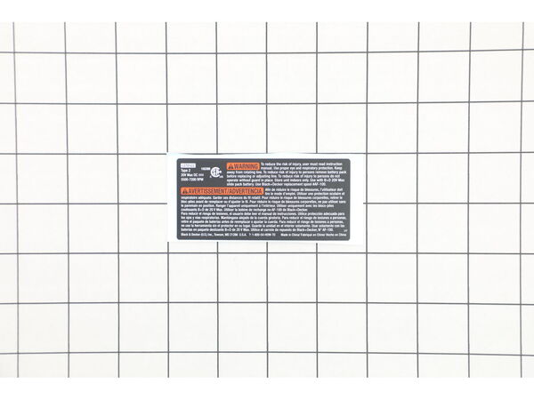 18994750-1-M-DeWALT-N627211-LABEL RATING LSTE522
