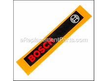 MANUFACTURERS NAMEPLATE – Part Number: 1601110481