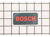 MANUFACTURERS NAMEPLATE – Part Number: 1601118F38