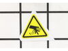 WARNING LABEL – Part Number: 1609B00549