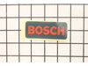 MANUFACTURERS NAMEPLATE – Part Number: 2601117258