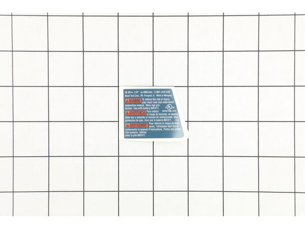 19510069-1-M-Bosch Tool-2609131257-NAMEPLATE