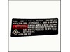 NAMEPLATE – Part Number: 2609131400