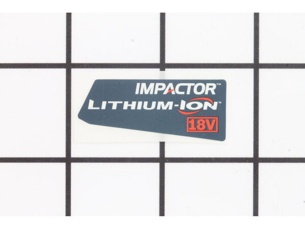 19510106-1-M-Bosch Tool-2609132046-NAMEPLATE IMPACTOR 18V
