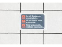 LABEL – Part Number: 2609134293