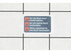 LABEL – Part Number: 2609134293