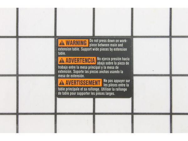 19511243-1-M-Bosch Tool-2610016568-WARNING LABEL