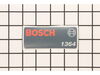 MANUFACTURERS NAMEPLATE – Part Number: 2610906991