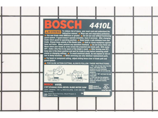 19513098-1-M-Bosch Tool-2610924734-NAMEPLATE