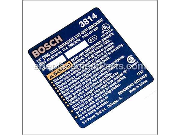 19513836-1-M-Bosch Tool-2610994082-NAMEPLATE