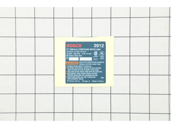 19513845-1-M-Bosch Tool-2610994137-REFERENCE PLATE