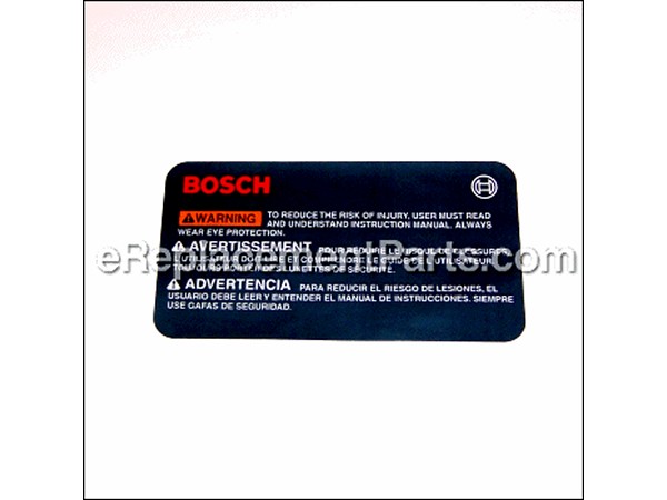 19513849-1-M-Bosch Tool-2610994183-MANUFACTURERS NAMEPLATE
