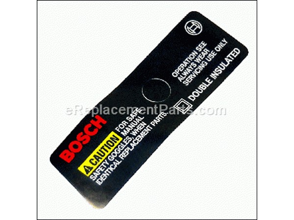 19516078-1-M-Bosch Tool-3601110403-LABEL CAUTION