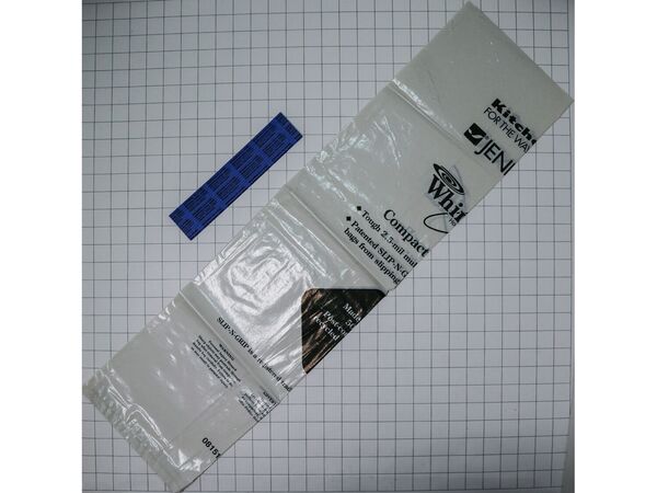 1964577-1-M-Whirlpool-W10165294RB-15 Inch White Plastic Compactor Bags - 60 Pack