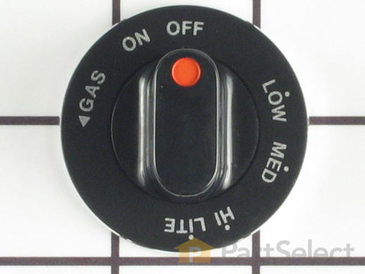 1966408-1-M-Whirlpool-Y0042656-Gas Valve Knob