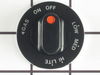 Gas Valve Knob – Part Number: Y0042656
