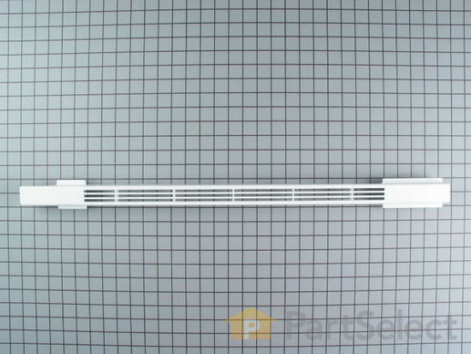 2058241-1-M-Whirlpool-61002427-Kickplate With Clips - White