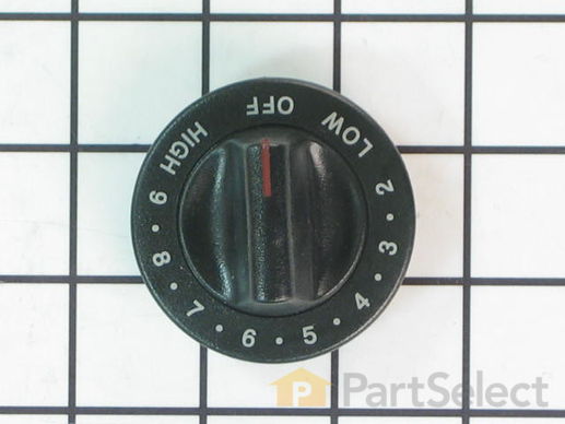 2077034-1-M-Whirlpool-71001037- KNOB  Black