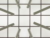 2080496-2-S-Whirlpool-74001655-Single Burner Grate
