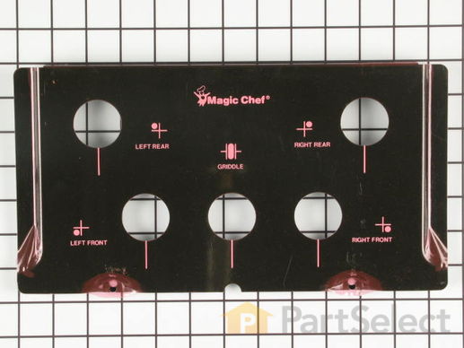 2091673-1-M-Whirlpool-7720P142-60-Control Panel Trim - Black