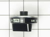 2091873-3-S-Whirlpool-7733P038-60-Surface Burner Knob -  Black/Chrome